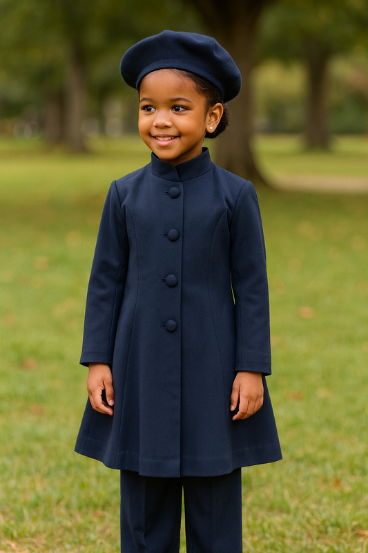 Navy Princess Style Garment