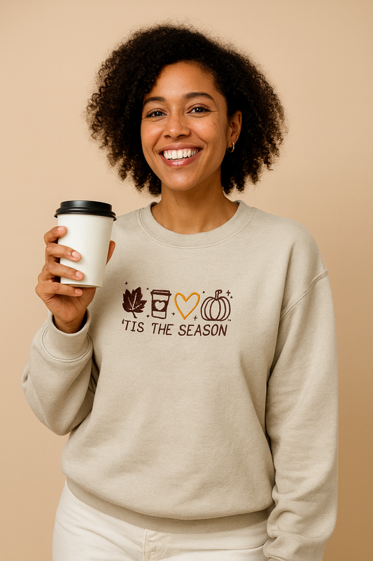 'Tis The Season Embroidered Sweater