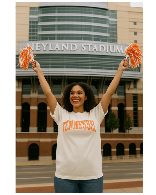 TENNESSEE Checkered Embroidered Shirt