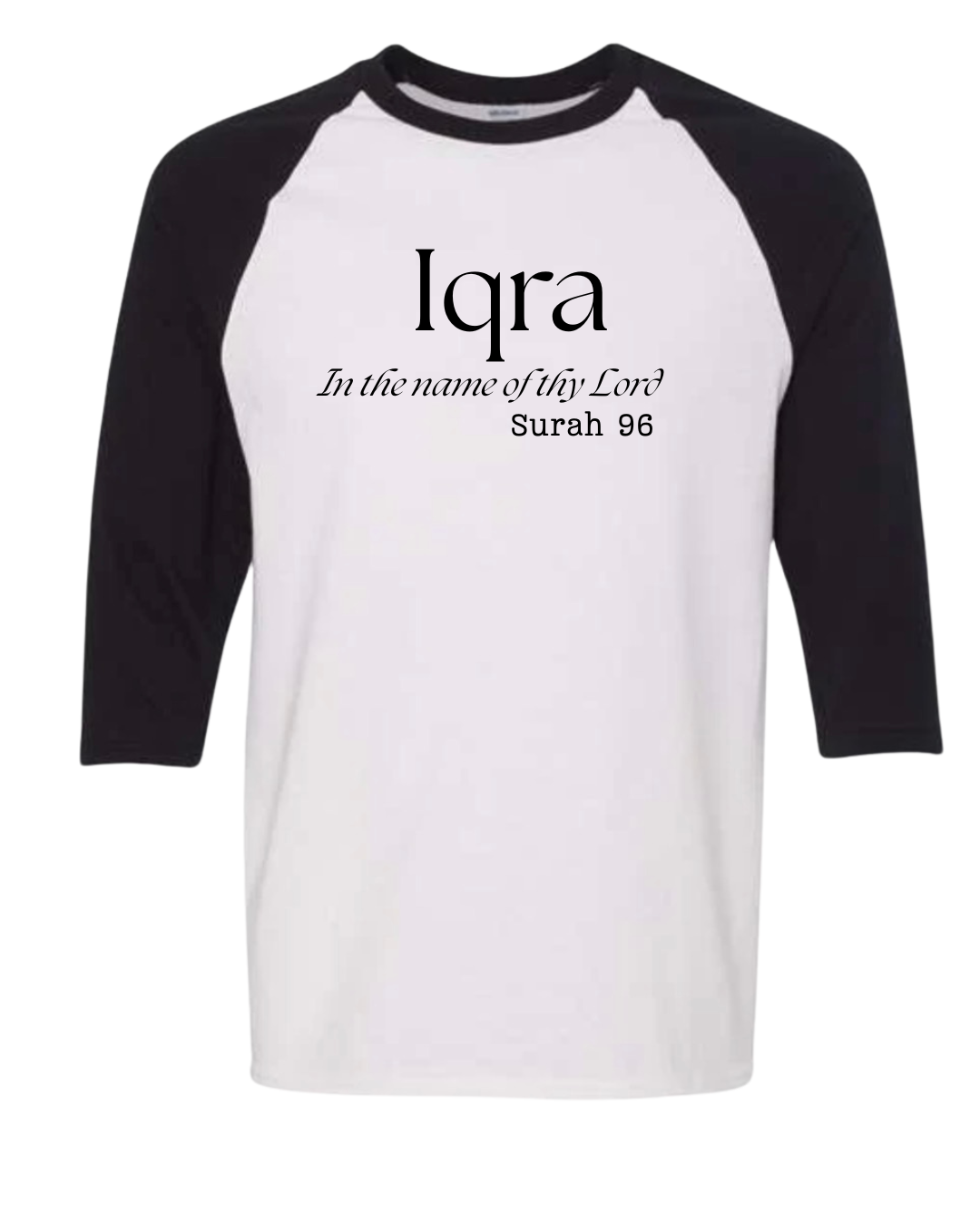 Iqra - Read Gildan 5700 Raglan Shirt