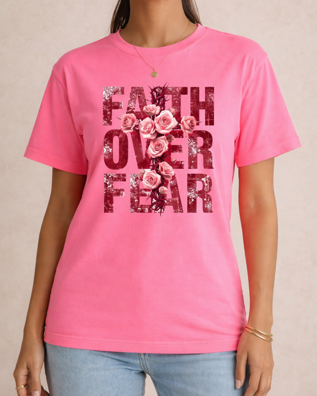 Faith Over Fear -  Comfort Color C1717 Graphic T shirt