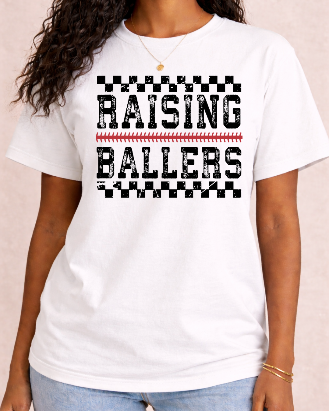 "Raising Ballers" - Comfort Color Graphic T Shirt