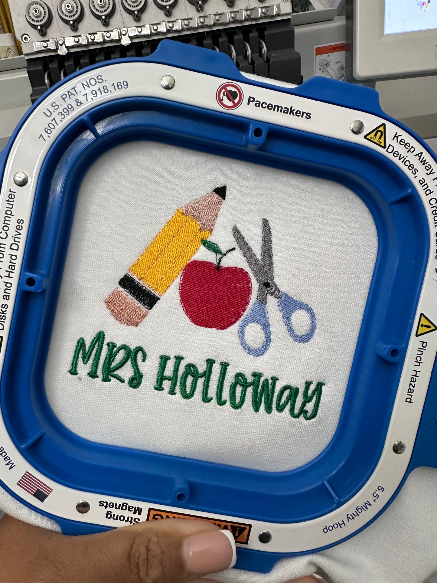 Back To School Embroidered Crewneck Gildan 1800 Sweater
