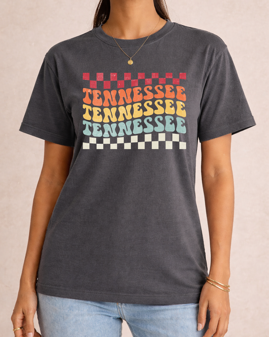 Tennessee Retro Design -  Comfort Color C1717 Graphic T shirt