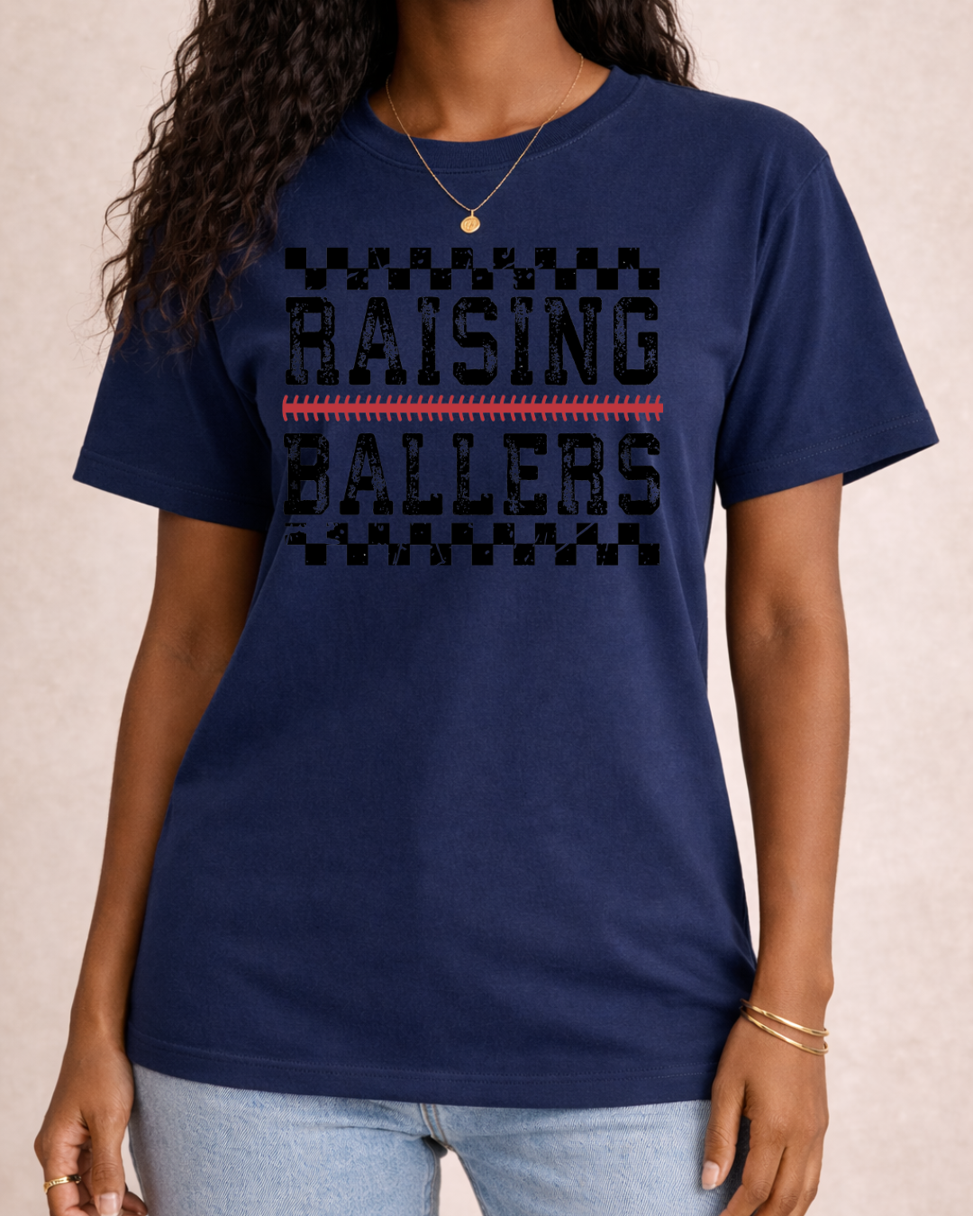 "Raising Ballers" - Comfort Color Graphic T Shirt