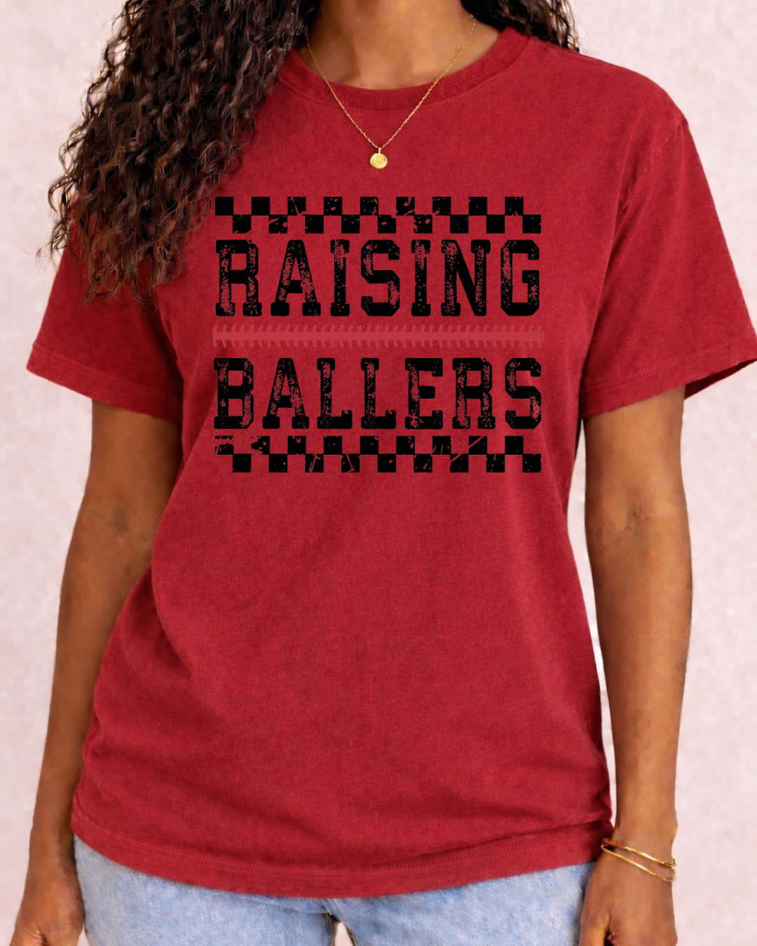 "Raising Ballers" - Comfort Color Graphic T Shirt