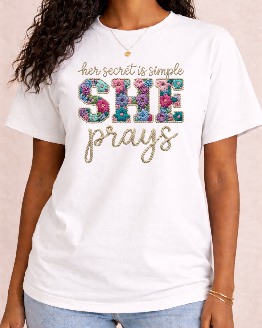 Truth Is She Prays - Graphic Tee