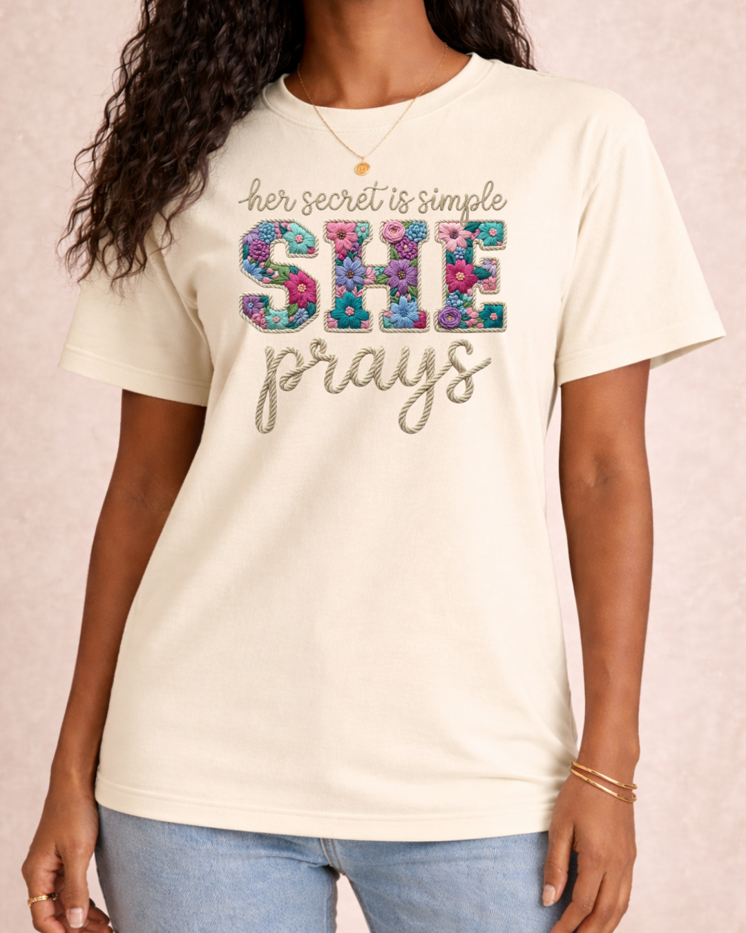 Truth Is She Prays - Graphic Tee
