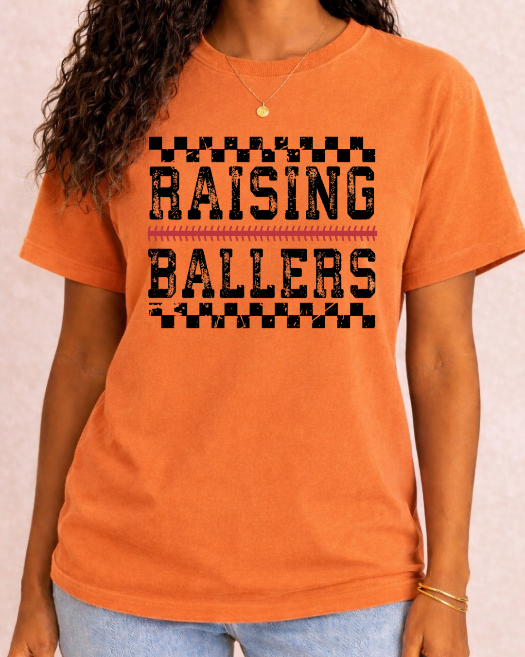 "Raising Ballers" - Comfort Color Graphic T Shirt