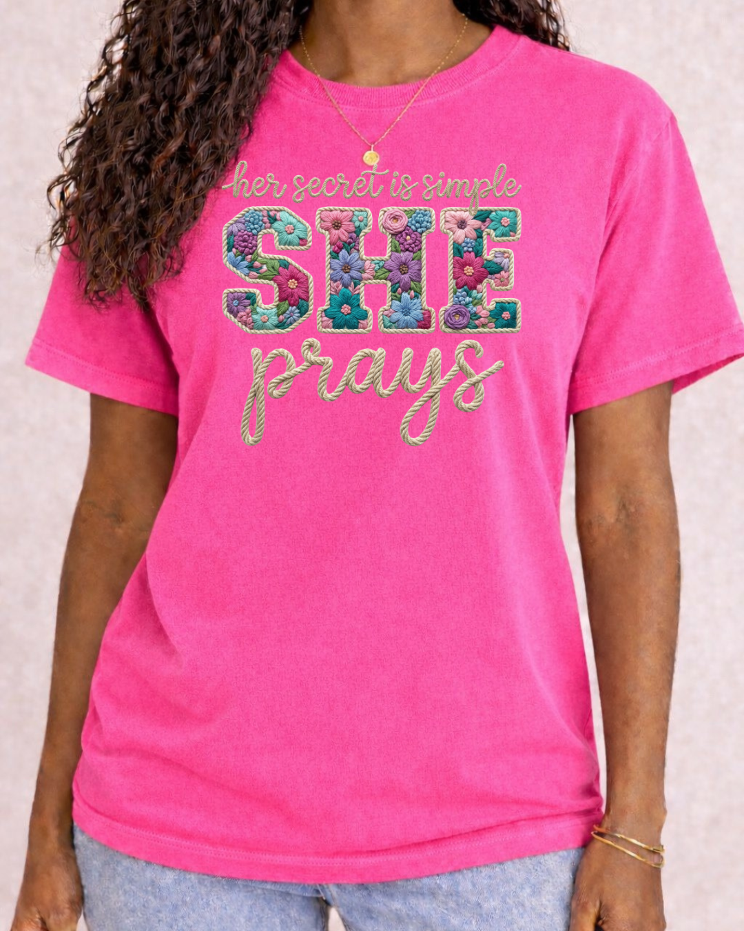 Truth Is She Prays - Graphic Tee