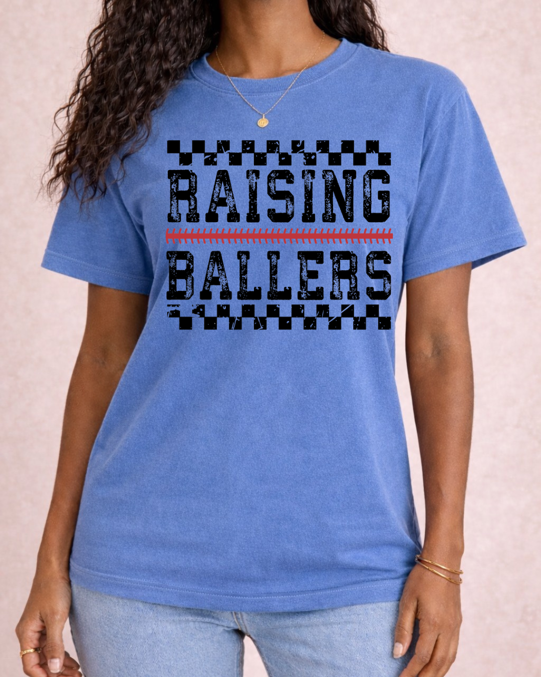 "Raising Ballers" - Comfort Color Graphic T Shirt