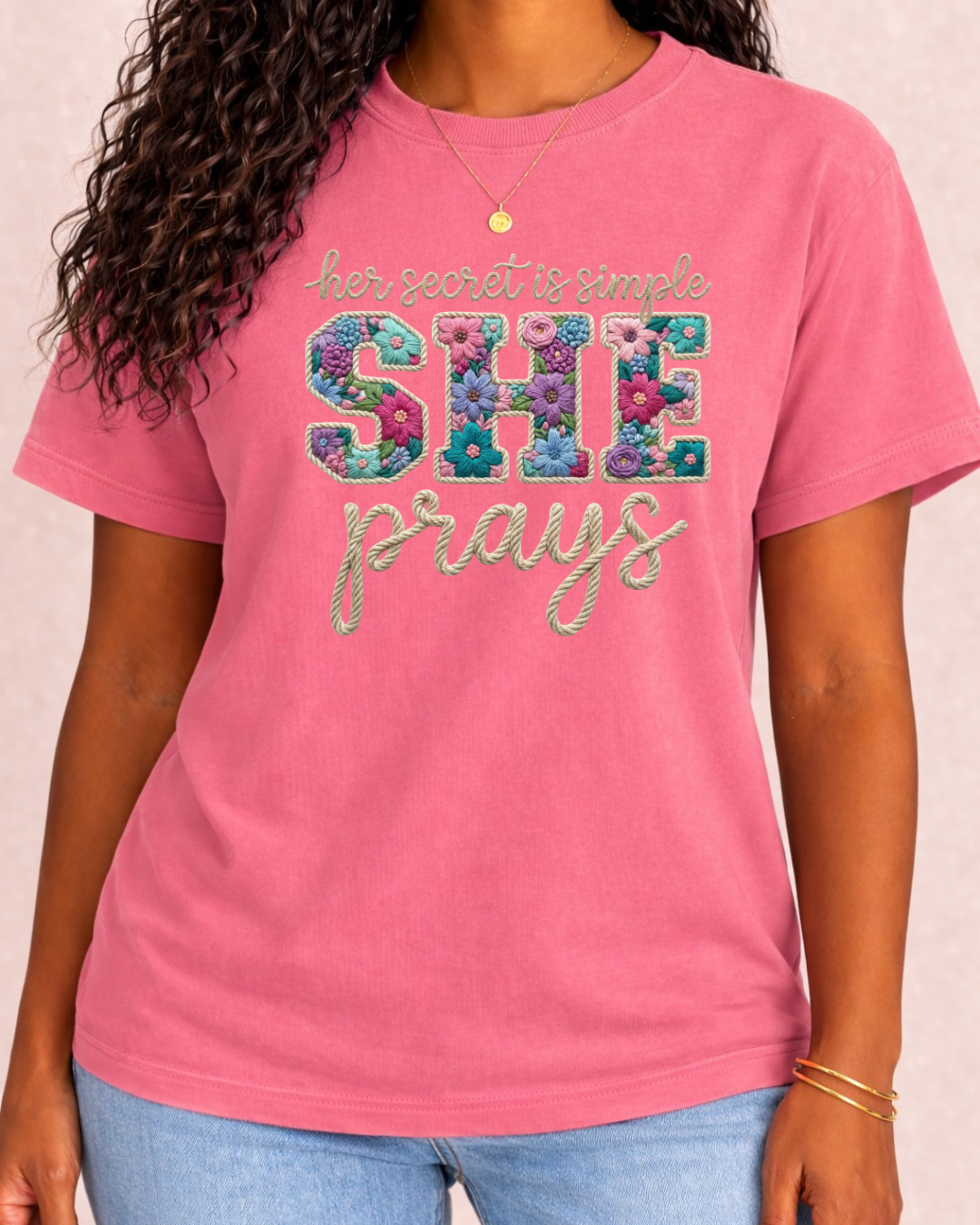 Truth Is She Prays - Graphic Tee
