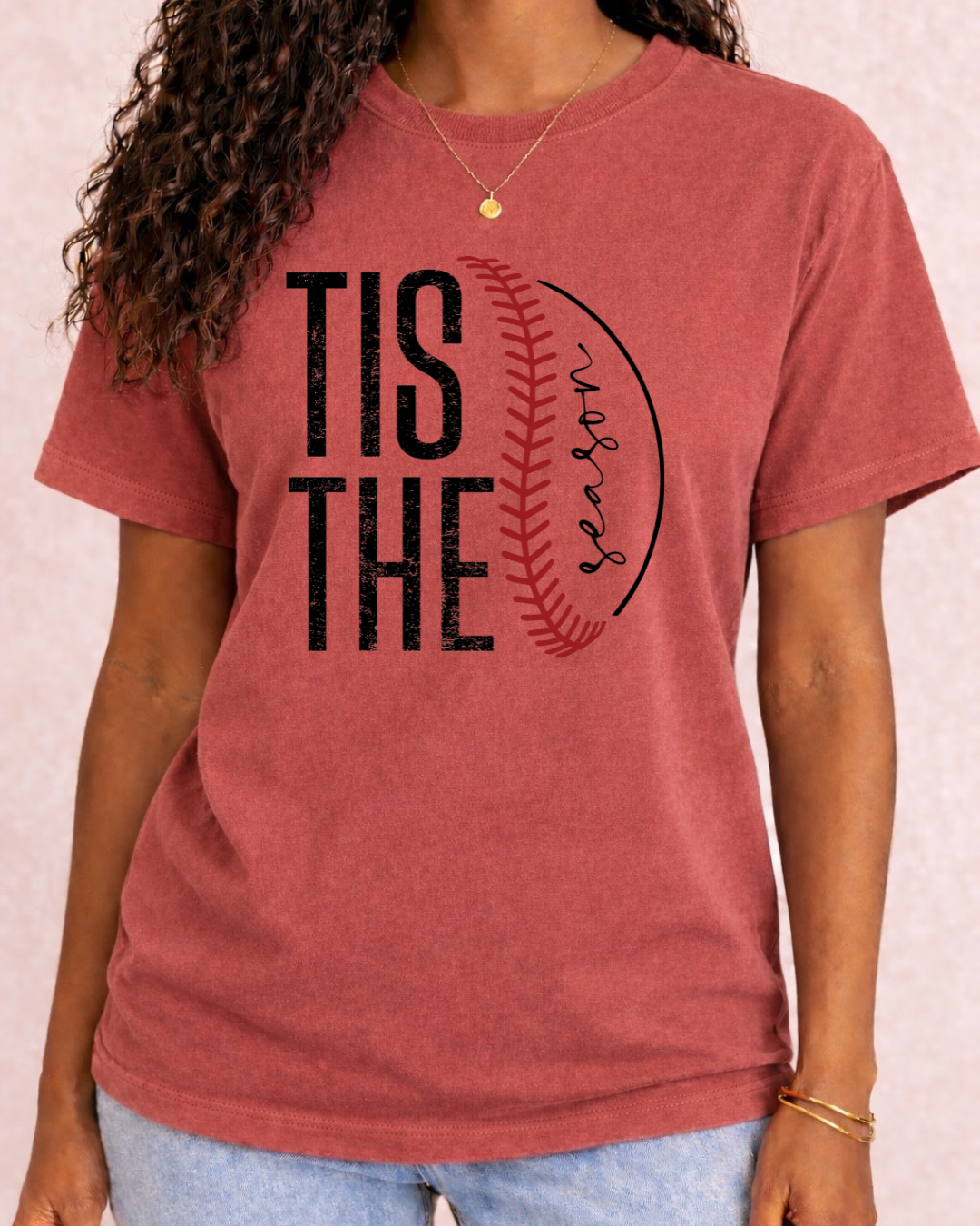 Tis The Season Baseball Graphic T