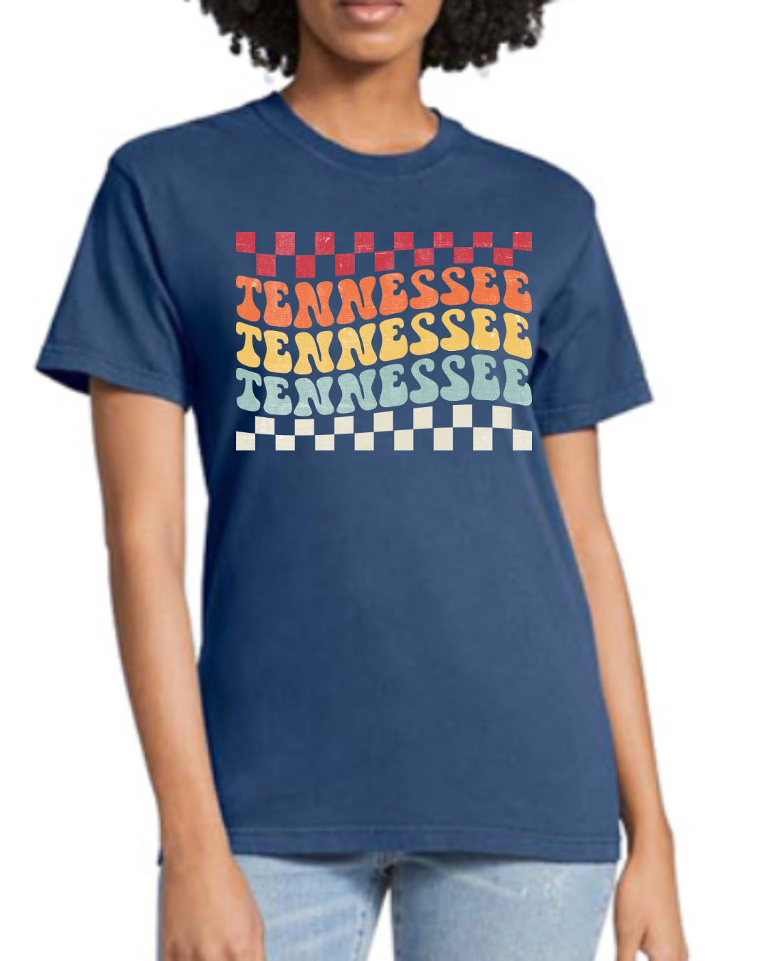 Tennessee Retro Design -  Comfort Color C1717 Graphic T shirt