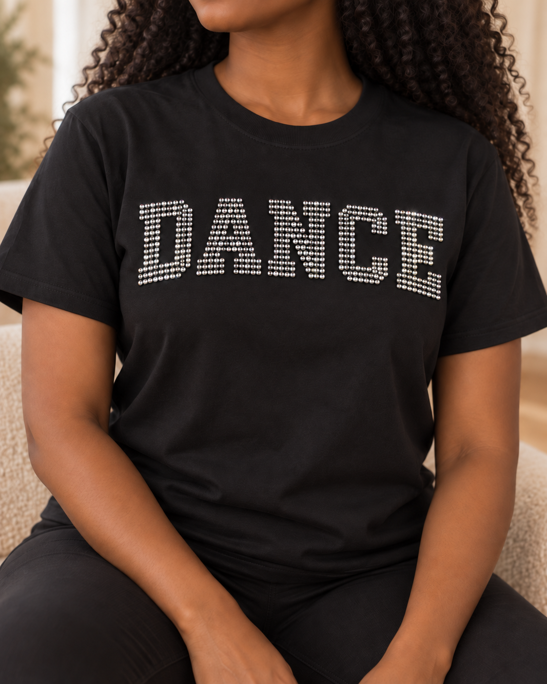 DANCE Rhinestone Sweater / Shirt