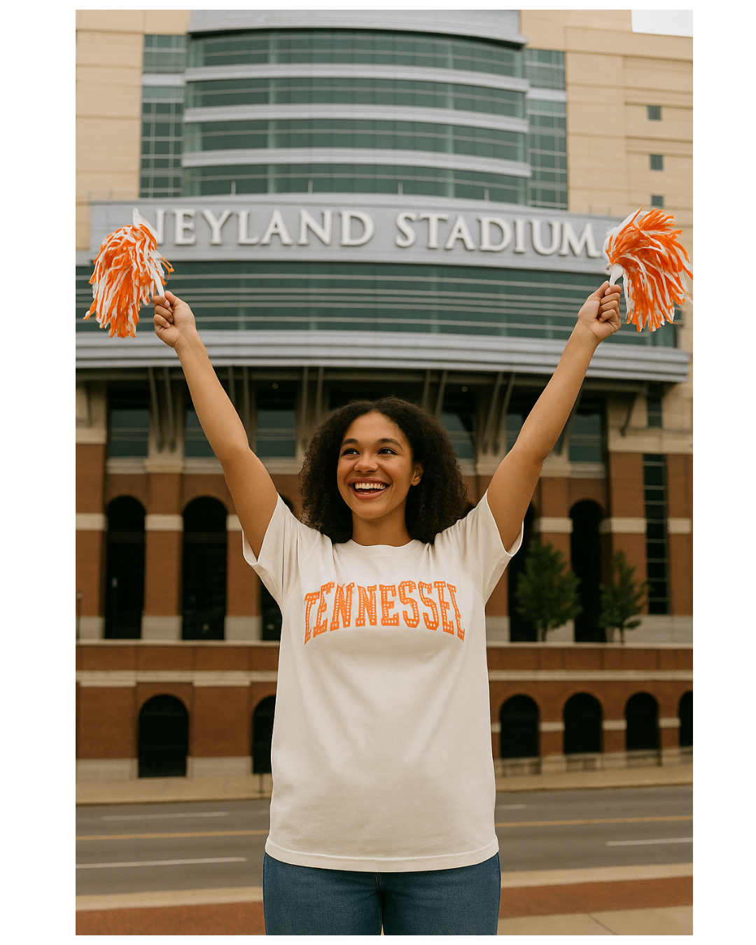 TENNESSEE Checkered Embroidered Shirt