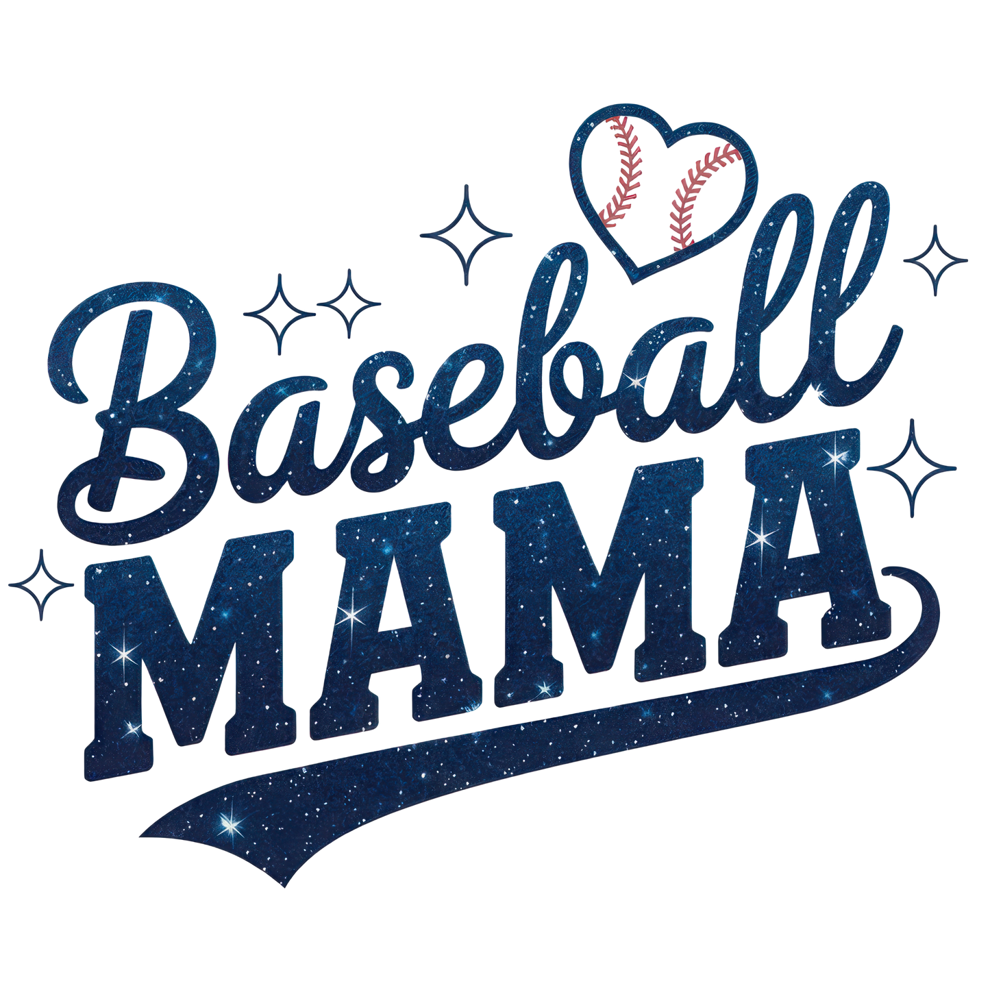 Retro "Baseball Mama" T -  Comfort Color C1717 Graphic T shirt